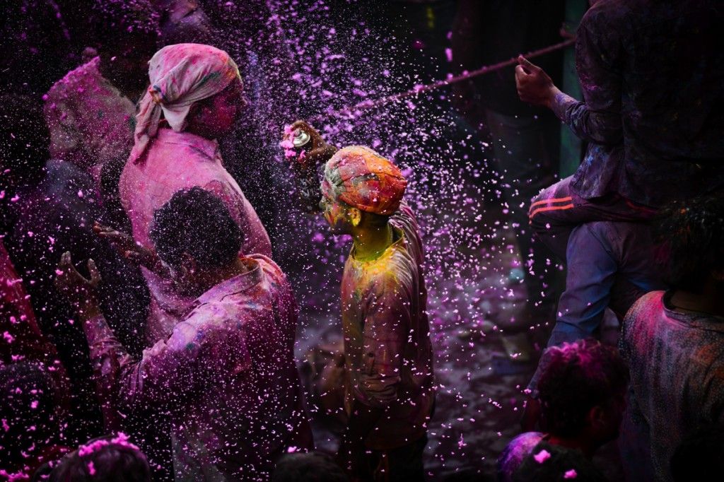Holi Festival in India, Coloured