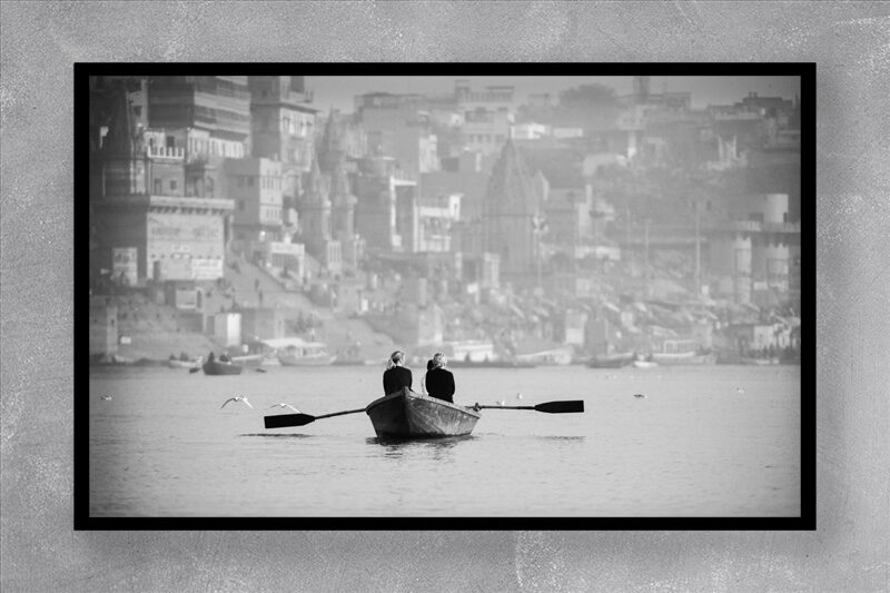 Boating for two, Varanasi